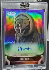2021 TOPPS STAR WARS SIGNATURE SERIES Harley Durst as Moloch # 4/99