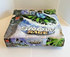 SNOW RAGE Extreme Winter Gear BLAZING BULLET Double Snow Tube Green Black Handle