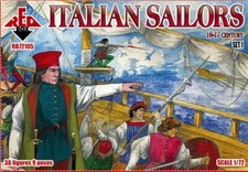 Redbox 72105 Italian Sailors XVI-XVII cc.. Set 1 - 1/72 plastic kit