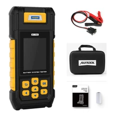 BT760 12V 24V Car Battery Tester Charging System Load Test Analyzer with Printer