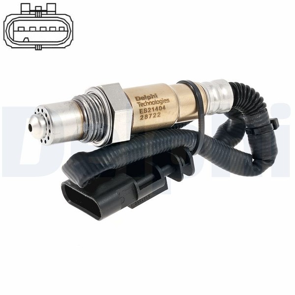 Delphi Lambdasonde Regelsonde Passend FüR Opel Crossland X 1.2 Grandland-image
