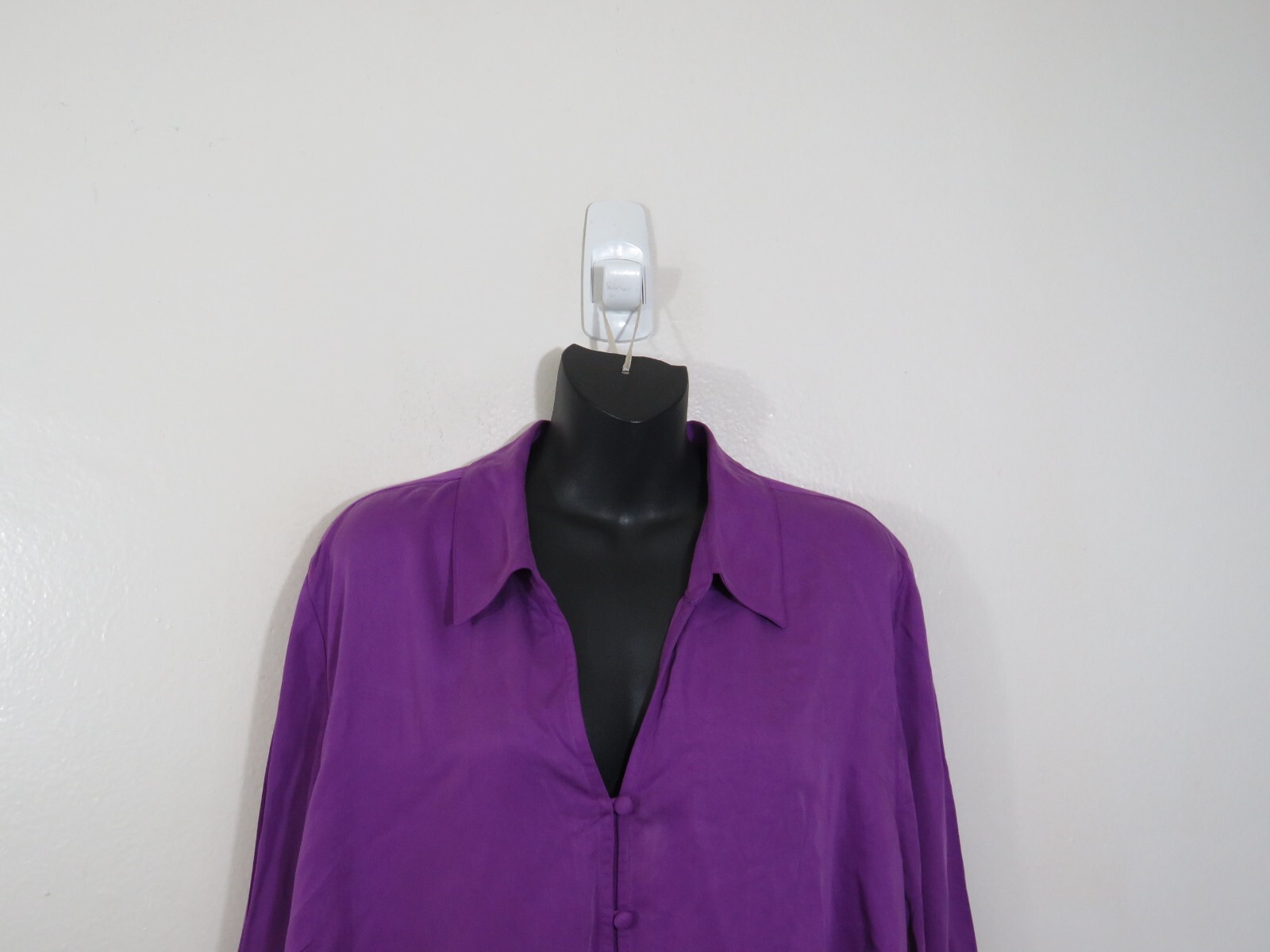 J Jill size 2X Basic Button Down Blouse Long Slee… - image 3