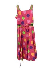 Rare Editions Girl Polka Dots Dress Size 14