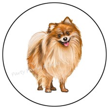 POMERANIAN DOG ENVELOPE SEALS LABELS STICKERS PARTY FAVORS