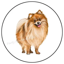POMERANIAN DOG ENVELOPE SEALS LABELS STICKERS PARTY FAVORS