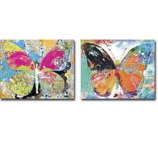 Subway Monarch by Hastings 2-pc Canvas Giclee Art Set (24 in x 30 in Each)