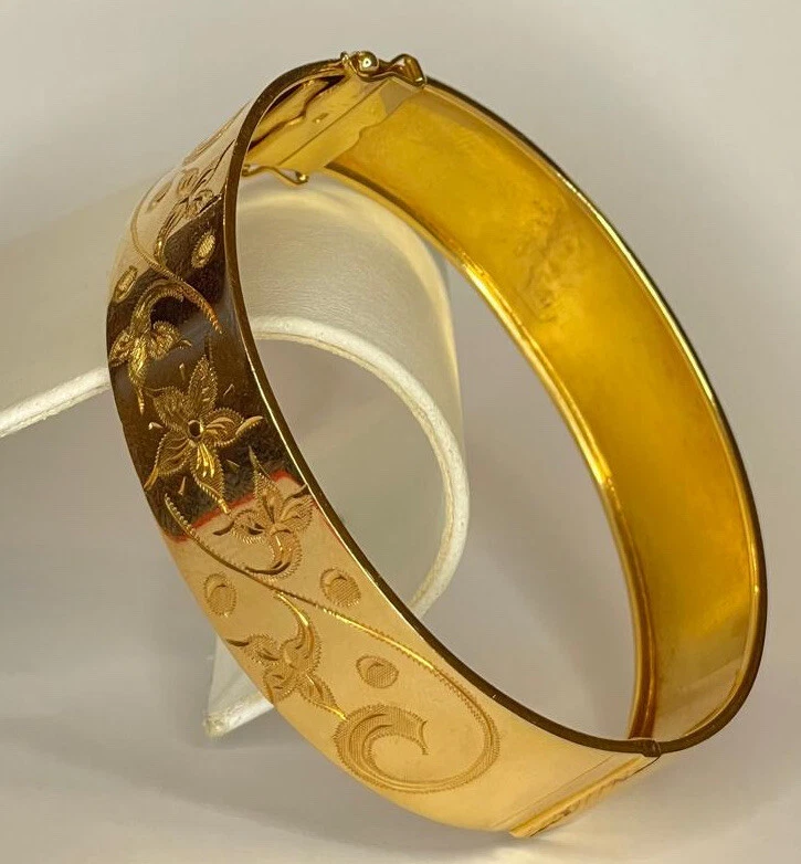 Bracelet Jonc En Or Jaune 18K Avec Résine - Pascal Morabito, Référence MP2321, Occasion Bon état