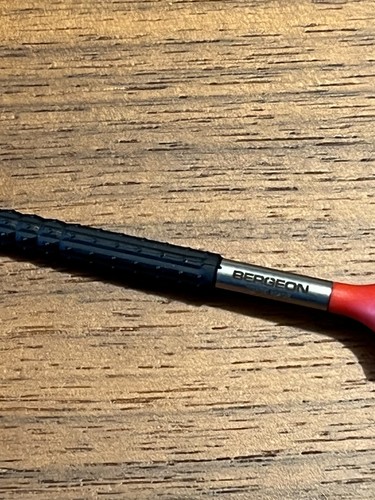 Bergeon 6899-AT-120 Ergonomic Watchmaker Screwdriver, 1.20mm, Red, Spare Blades - 第 11/20 張圖片