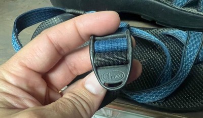Chaco Sandals Mens 11 Blue Black Slide Adjustable Strap Comfort Outdoor Shoes Chaco Z/1 Adjustable Strap Classic Sandal Men Shear Navy  main image 4