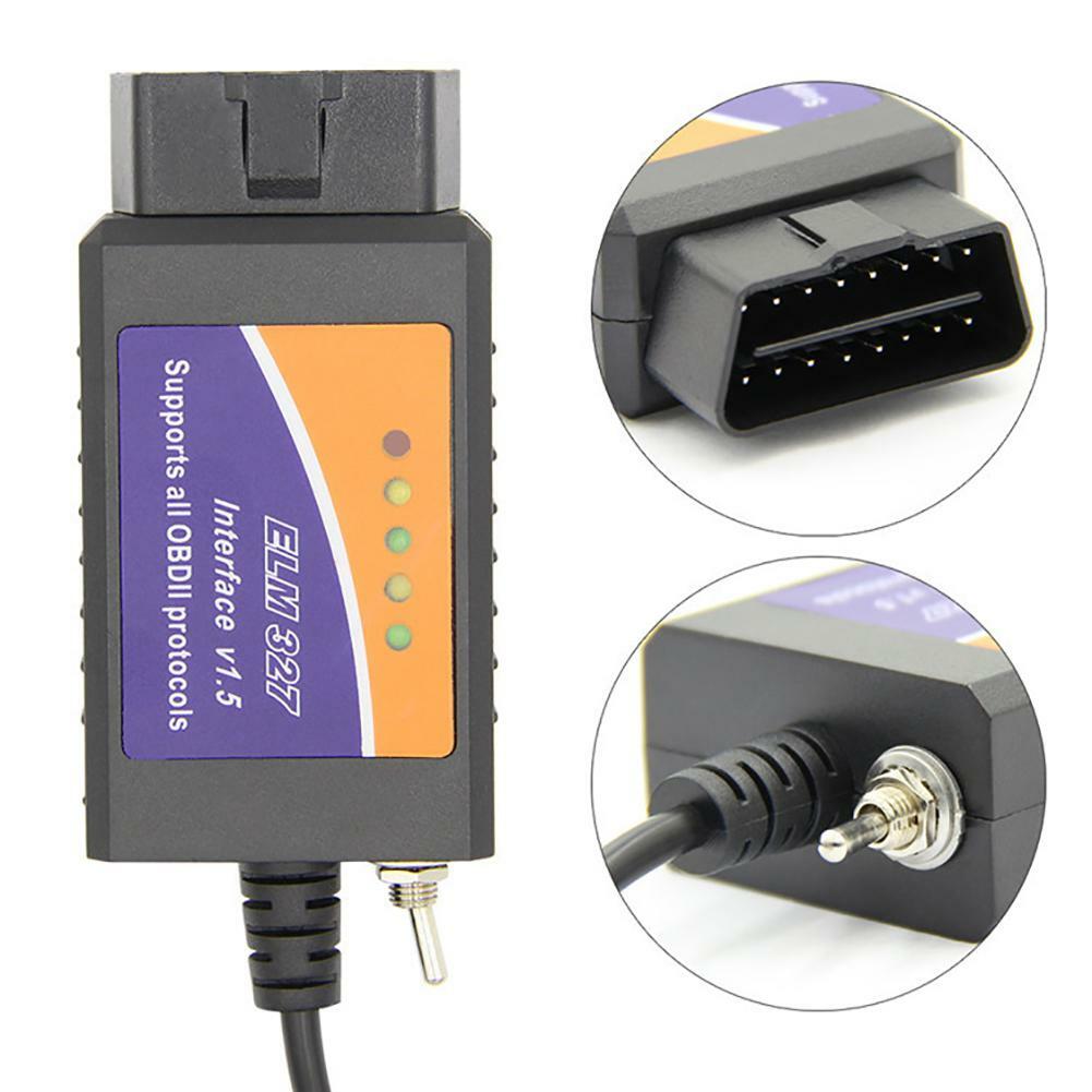 USB Modified OBD2 ELM327 For Ford MSCAN HSCAN Mazda Forscan