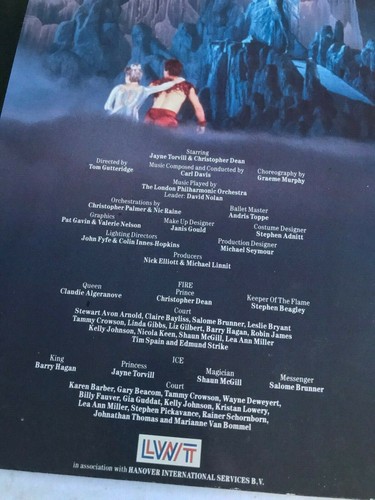 TORVILL and DEAN Fire and Ice Vinyl Album Ice Skating Music London Philharmonic - Picture 7 of 11