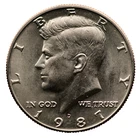 1987-D Kennedy Half Dollar BU - Brilliant Uncirculated - Denver Mint A020
