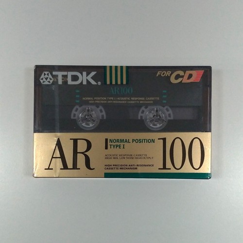 Cinta de casete de audio en blanco TDK AR 100M (posición normal tipo I) 1990 - Imagen 3 de 8