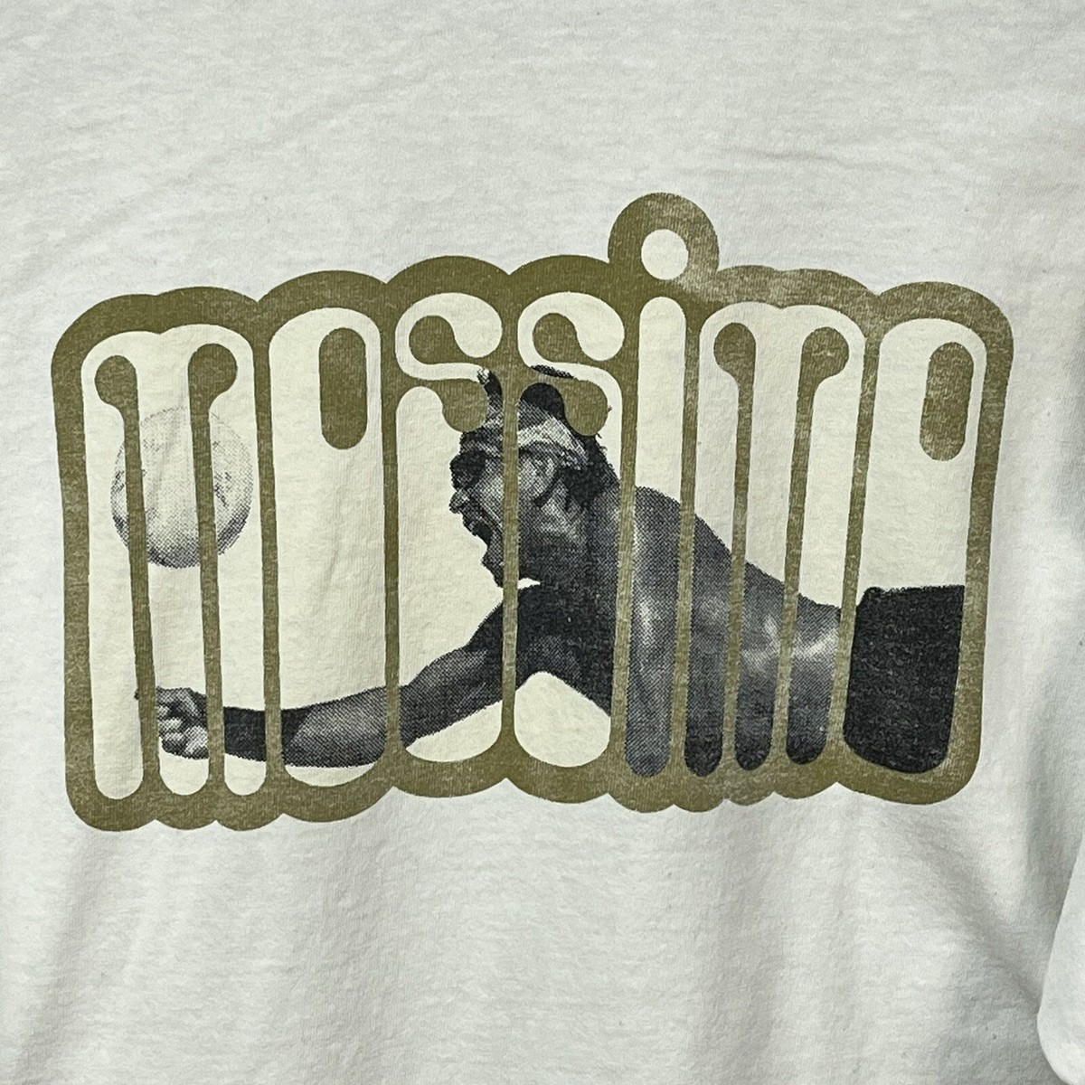 VINTAGE 90S MOSSIMO BEACH SAND VOLLEYBALL T SHIRT SIZE L USA SURF