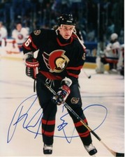 Radek Bonk Signed Autographed 8X10 Photo Ottawa Senators Warm Up w/COA