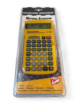 Calculated Industries 4019 Basic Calculator  Material Estimator