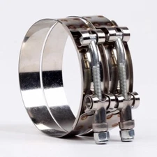 2 x 1-1/4" Stainless Steel T Bolt Clamp for 32mm ID Intercooler Silicone Hose