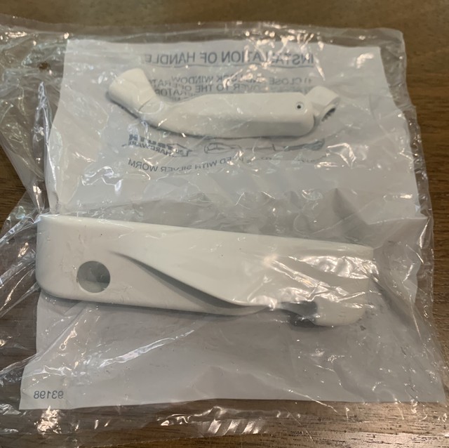 Truth Hardware Folding Handle Cover Casement Crank Out Window White L/H