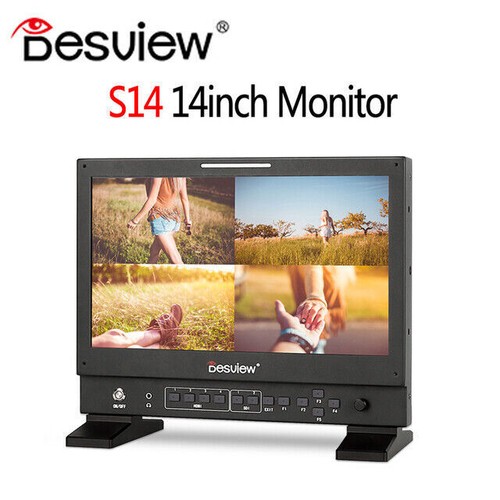Desview Bestview S14 14" Camera Monitor 2800nit Ultra Bright HDR HDMI 4K SDI - Picture 8 of 9