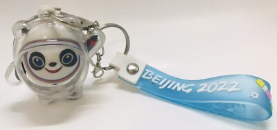 Beijing 2022 Olympics Keychain Charm, Panda Bing Dwen Dwen, Winter Games Mascot