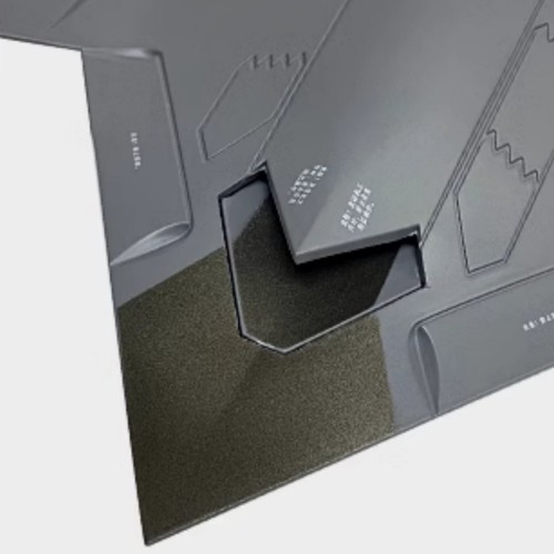 1 pz scala 1/45 lega pressofusa cinese G-11 stealth UAV modello aereo giocattolo regalo - Foto 12 di 21