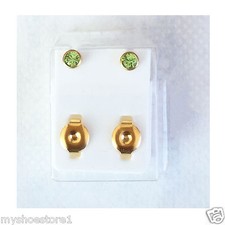 2 PACK EAR PIERCING STUDS EARRINGS STUD CERTIFIED STERILE GOLD SILVER COLOUR 3mm