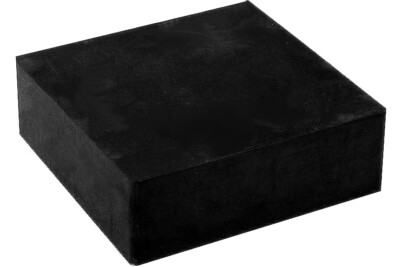 150 x 150 x 50mm Gummiauflage Gummiklotz Gummiblock Gummiunterlage Gummiplatte