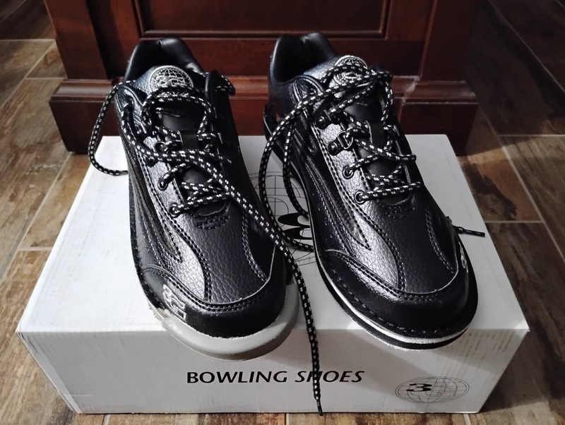 3G SPORT CLASSIC BOWLING SHOES - NEW - BLACK/BLACK - SIZE 7.5