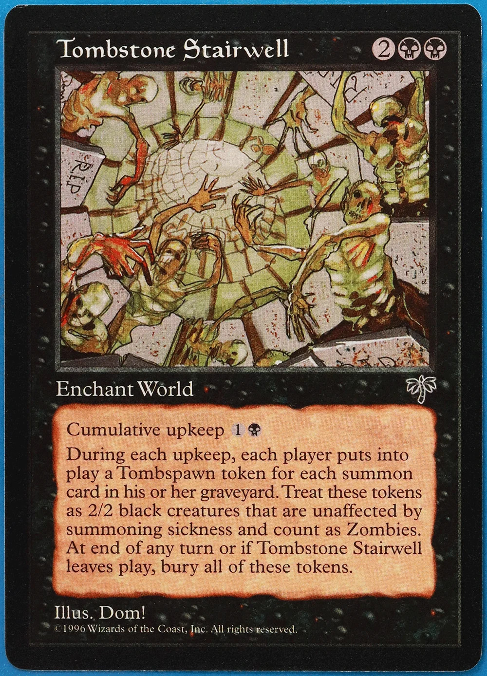 Tombstone Stairwell Mirage NM (Reserved List MTG Magic Card) (504317) ABUGames