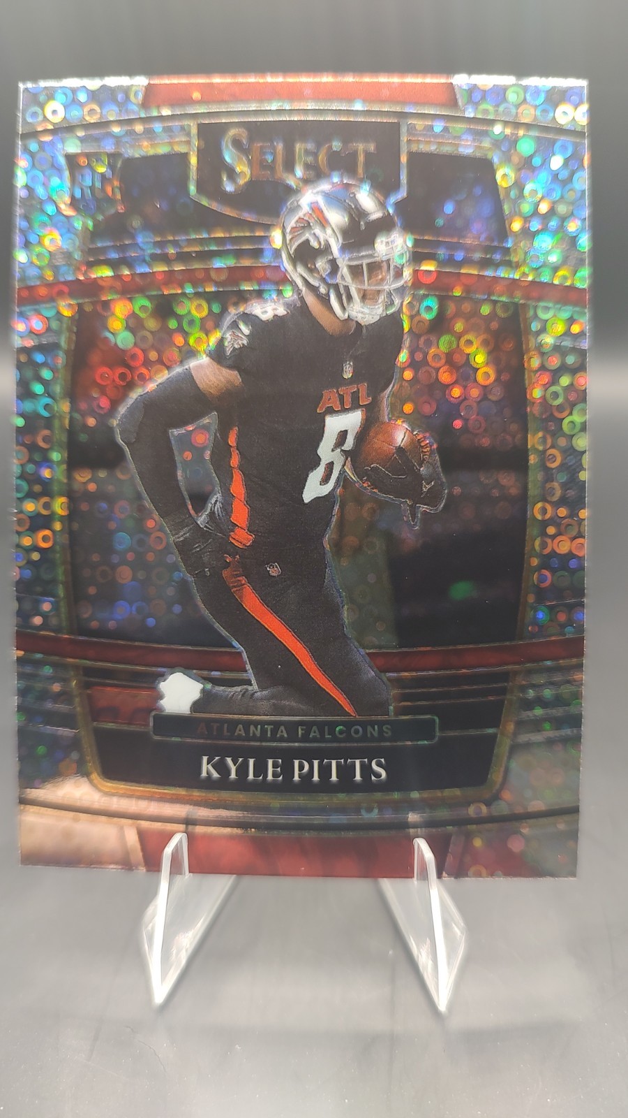 2021 Panini Select - Concourse Prizm  silver disco #46 Kyle Pitts (RC) Falcons