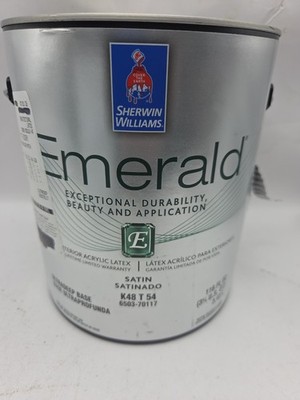 1 Gallon Sherwin Williams Emerald Exterior Satin Color 1177 Hickory