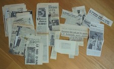 JEAN-PAUL BELMONDO lot de 55 ancienne coupures de presse