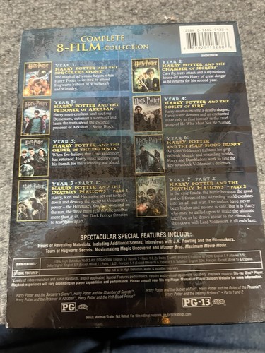 Harry Potter la collection complète de 8 films Blu-ray neuf - Photo 3/3