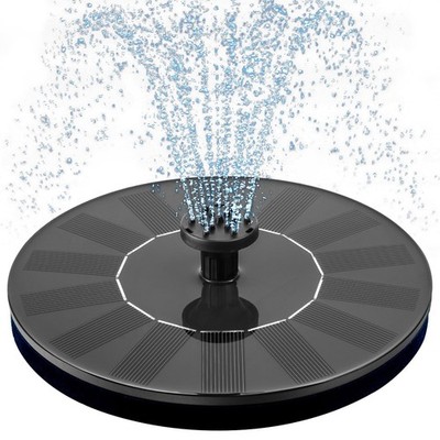 Mademax 1W Solar Bird Bath Fountain Pump, Solar Fountain, Free Standing Floating