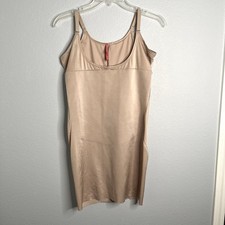 SPANX SmartGrip Open-Bust Womans Full Slip in Nude Size XL