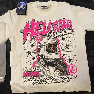Remake Hellstar graphic short sleeve white color shirt men women S-5XL