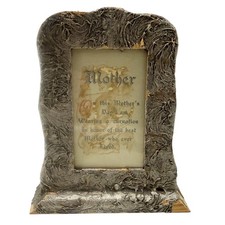 vintage Mother's Day sentiment gray textured wooden Standing Frame