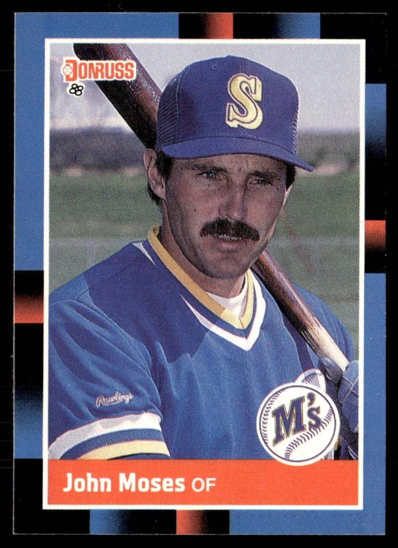 1988 Donruss John Moses Seattle Mariners #440