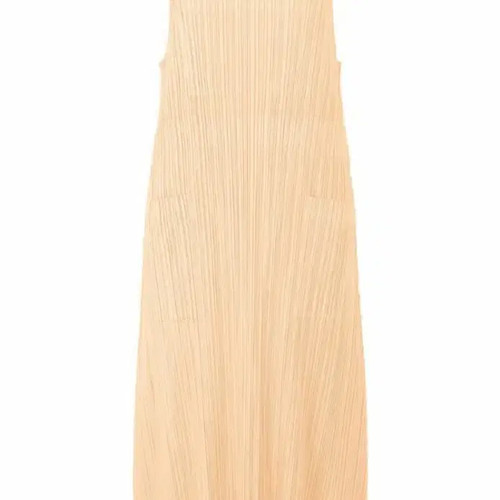 PleatsPlease Suspenders Long Dress Ivory Style 2023 Model