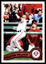 Placido Polanco 2011 Topps #89 Phillies MLB READ FREE SHIPPING AutographDen