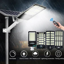 99990000000LM De Luz LED Lampara Solar Para Patio Exterior Jardin Luces En Calle