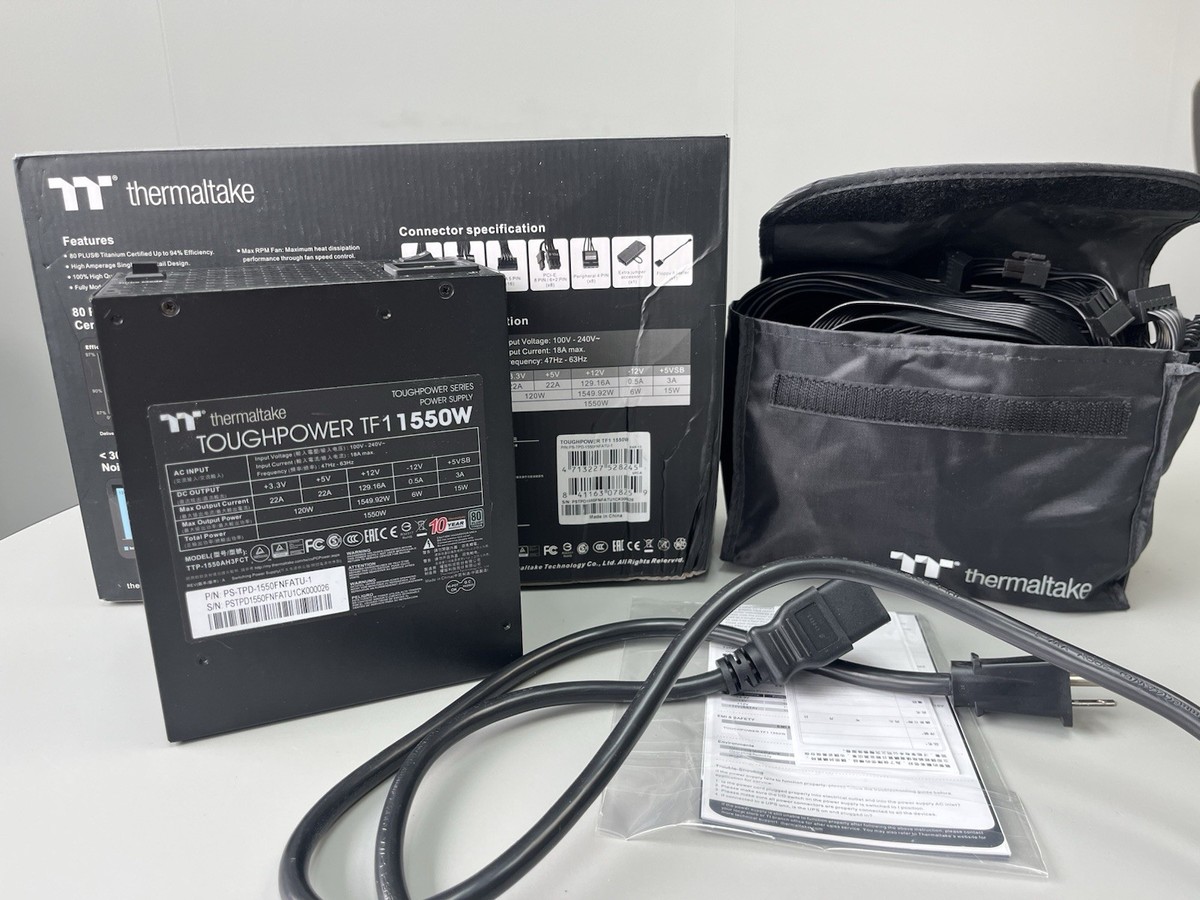 Thermaltake Toughpower TF1 1550W 80+ Titanium Full Modular Power