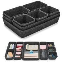 Schubladen Organizer Filz Ordnungssystem Flexibel Stark BüRo Zuhause 8Er Set