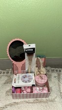 Multicolor Makeup Set with Mirror, Brush, Nails, Eyelashes, Lip Gloss
