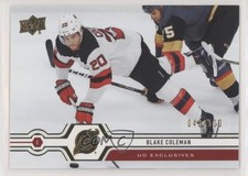 2019-20 Upper Deck UD Exclusives 48/100 Blake Coleman #81 a3q