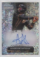 2022 Bowman Sterling Prospect Speckle Refractor 15/99 Aeverson Arteaga Auto 0wl1