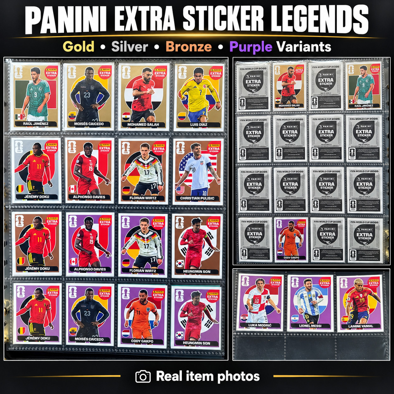 PANINI FIFA WORLD CUP 2026 β EXTRA STICKERS LEGENDS π§π·
