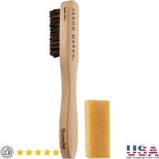 Suede Handle Brush  Stain Eraser Kit Shoes Durable Horsehair Cleaning Tool New