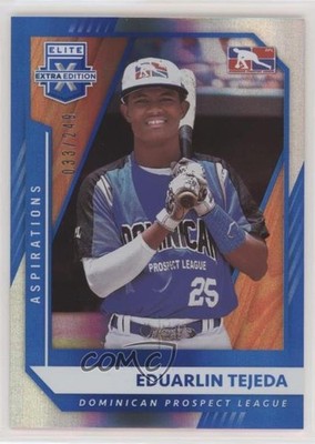 2021 Panini Elite Extra Edition Aspirations Blue /249 Eduarlin Tejeda #193 0lt3
