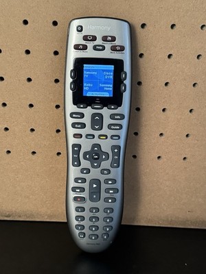Logitech Remote Control Silver Harmony 650 Universal Programmable Tested Working